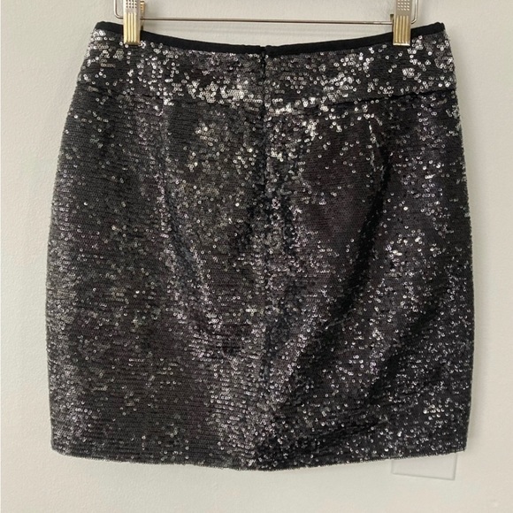 J. Crew Mini Skirt In Black Sequins - Picture 2 of 5
